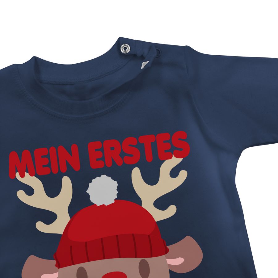 Shirtracer Mein erstes Weihnachten mit Rentier Shirts & Mehr Shirtracer Online Shopping