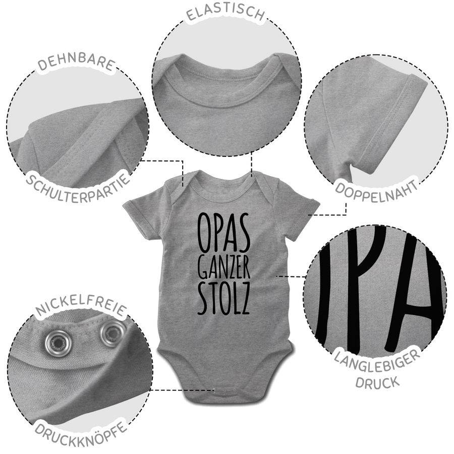 Shirtracer Opas ganzer Stolz: Tshirt Turnbeutel Shirtracer Muttertagsangebot