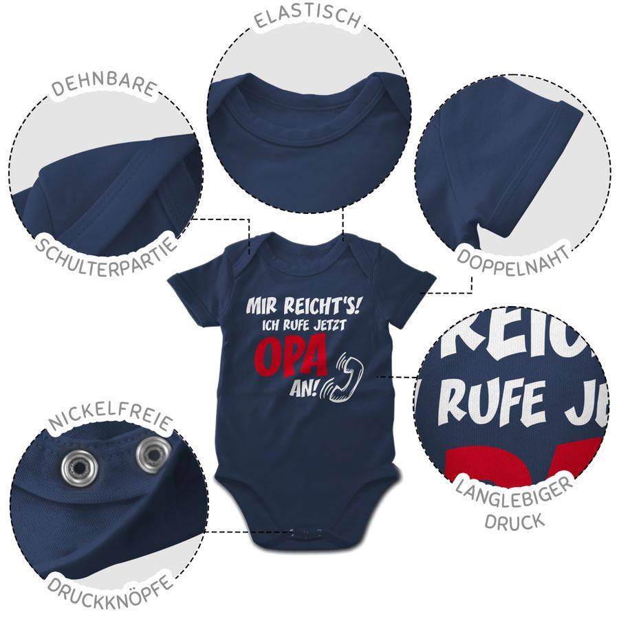 Shirtracer Mir reichts Ich ruf jetzt Opa an Shirts & Mehr Shirtracer Tiefpreis