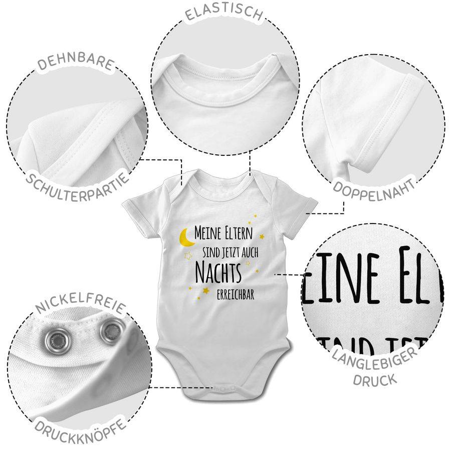 Shirtracer Meine Eltern sind jetzt auch nachts erreichbar Sterne schwarz/gelb: Tshirt Gym B Shirtracer Bis zu 60% Rabatt