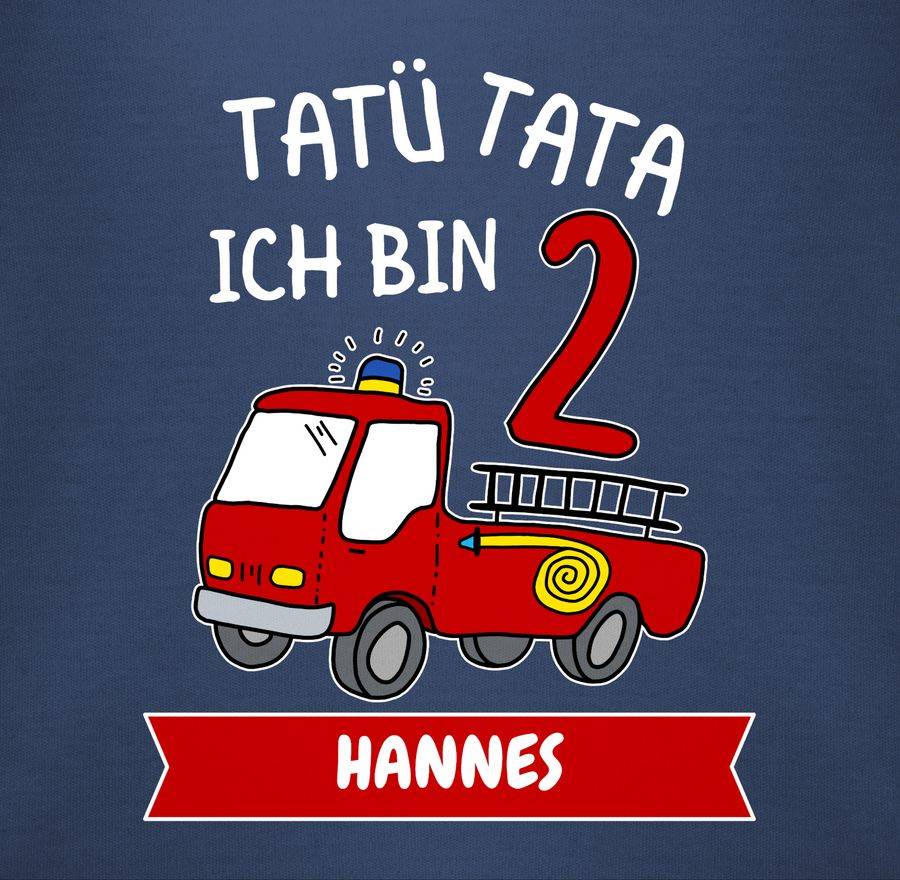 Shirtracer Tatü Tata Ich bin 2 - Feuerwehr Zweiter Geburtstag: Tshirt Gym Bag Shirtracer Riesige Rabatte