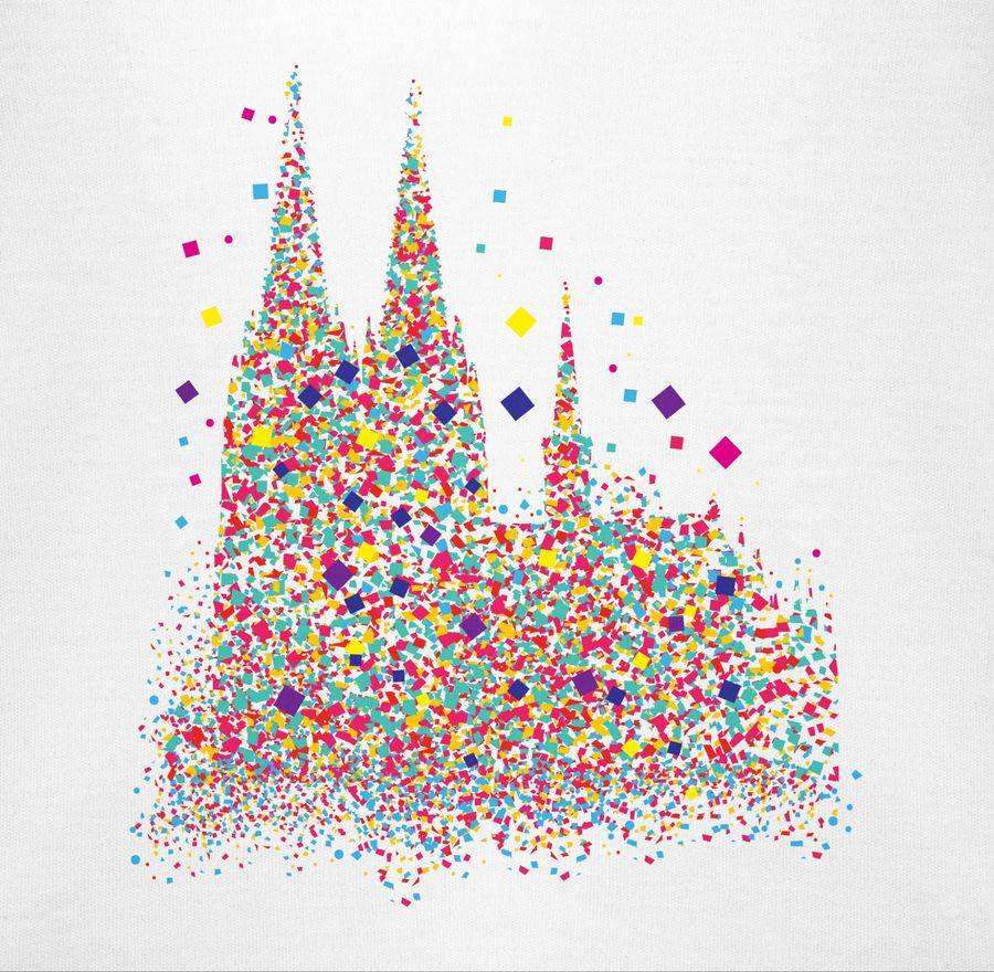 Shirtracer Kölner Dom Konfetti Shirts & Mehr Shirtracer 50% Rabatt für begrenzte Zeit