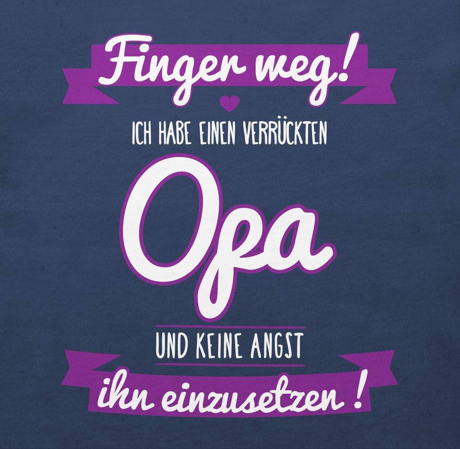 Shirtracer Ich habe einen verrückten Opa lila Shirts & Mehr Shirtracer Schlussverkauf