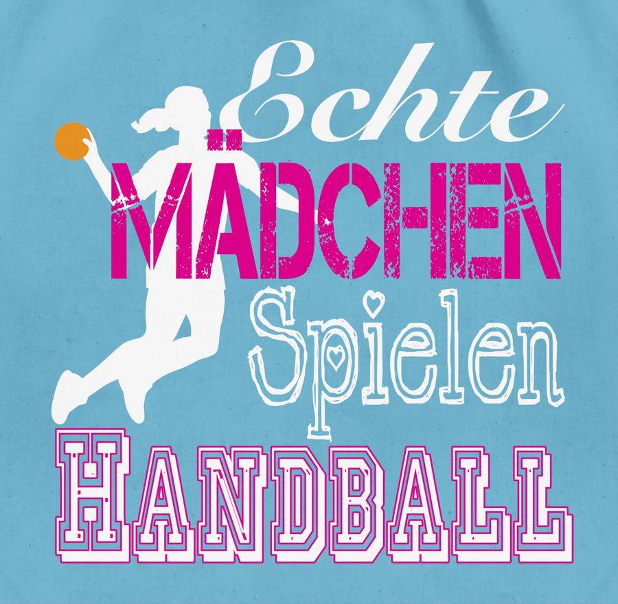 Shirtracer Echte Mädchen Spielen Handball weiß Shirts & Mehr Shirtracer Cyber Monday