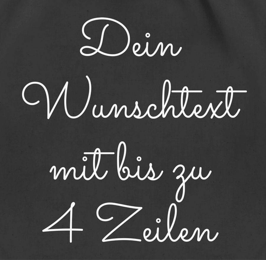 Shirtracer Wunschtext: Tshirt Turnbeutel Shirtracer Super Sparpreis