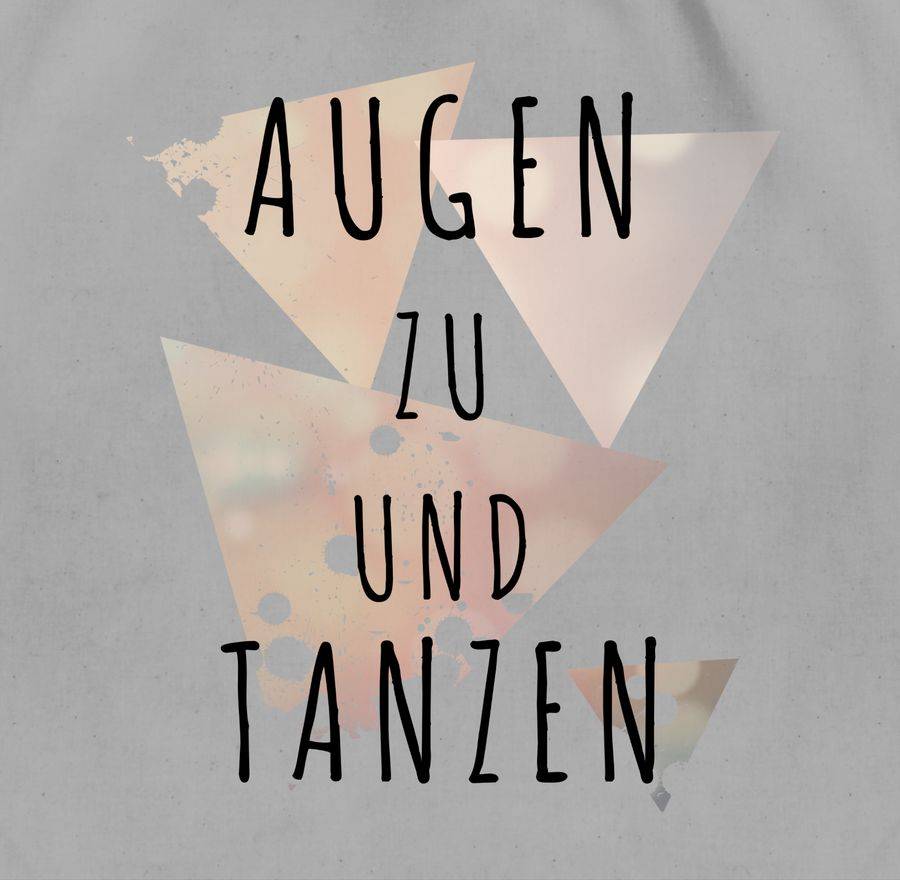 Shirtracer Augen zu und tanzen - schwarz Shirts & Mehr Shirtracer Wochenangebot